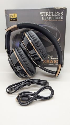 Cuffie Wireless Bluetooth Hi-Fi Stereo X-BASS nuove
