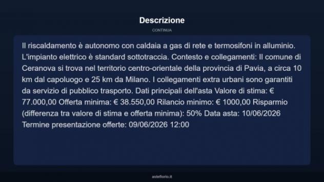 Immobile in asta di 75 m², box auto in vendita a Ceranova - Foto 18