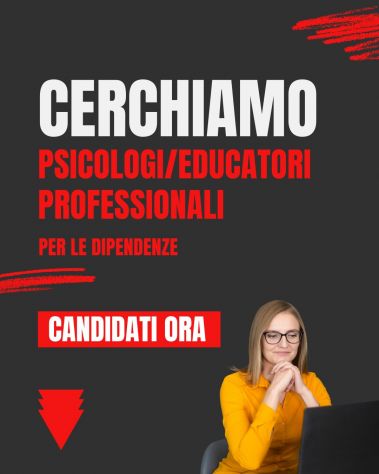 Psicologi/Educatori - Area Dipendenze