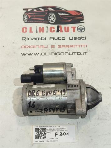 MOTORINO D' AVVIAMENTO DR 6 Serie E4G16-3708010AB SQRE4T15 bifuel/gas 1498 (17)