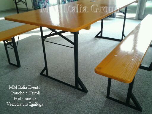 20 Set Panche e Tavoli Pieghevoli per mense Professionali 80 x 220 - Foto 4