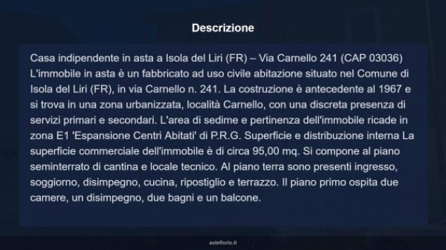 Immobile in asta di 95 m² in vendita a Isola del Liri - Foto 16