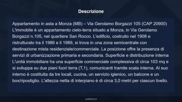 Immobile in asta di 103 m², box auto in vendita a Monza - Foto 11