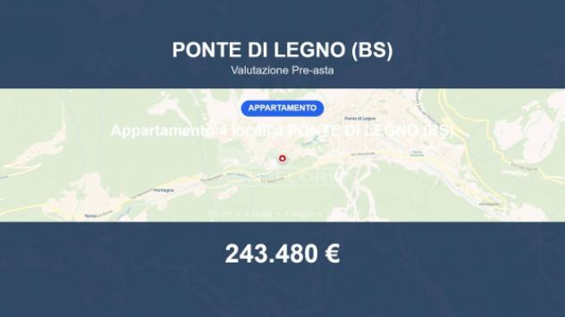 Immobile in asta di 60 m², box auto in vendita a Ponte di Legno