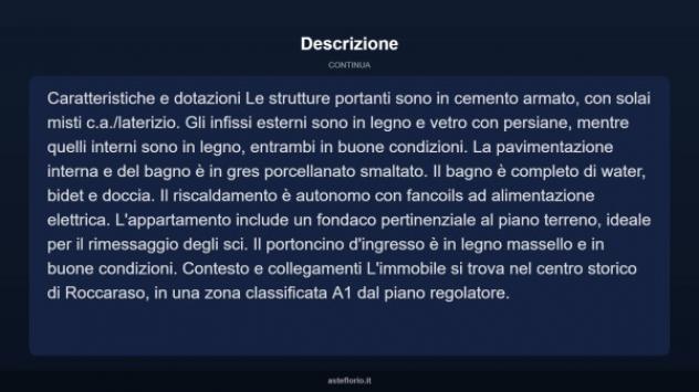 Immobile in asta di 32 m² in vendita a Roccaraso - Foto 13