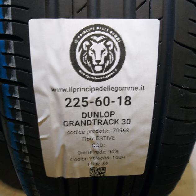 4 GOMME 225 60 18 DUNLOP A70968 - Foto 2