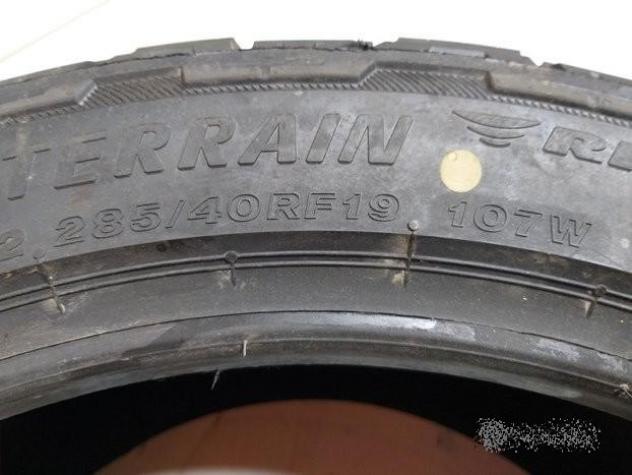4 gomme 285 40 19 bridgestone rft a8894 - Foto 6