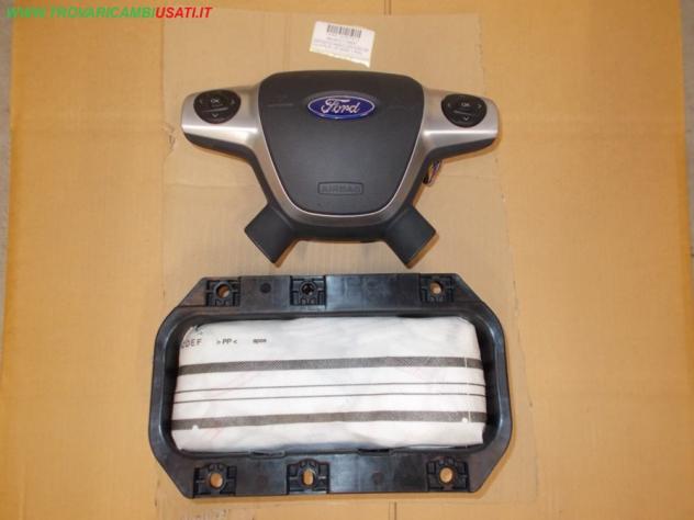 DISPOSITIVO AIRBAG LATO GUIDA AIR VOLANTE SP. LAT VERDE + PASS SPINA LAT ARANCIONE FORD C-MAX (CB7) ABBINATO SOLO A CRUSCOTTO  Carrozzeria  Sicurezza