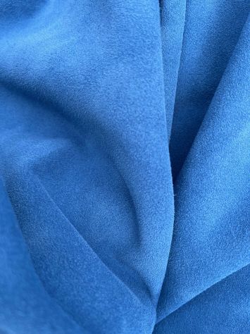 Pellame scamosciato Azzurro – Sp. 0.8 - Foto 5