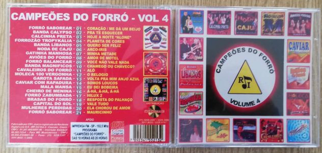 CD Campeões Do Forró Volume 4 (Musica Brasile/Brasil/Brazil)