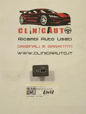 PRESA AUX/USB NISSAN Micra Serie (K14) 284H35FA0C H4DB (17)