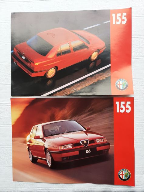 ALFA ROMEO 155 DEPLIANT ORIGINALI 2 COPIE - Foto 4