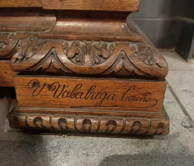 Orologio a pendolo longcase funzionante design Vittorio Valabrega - Foto 4