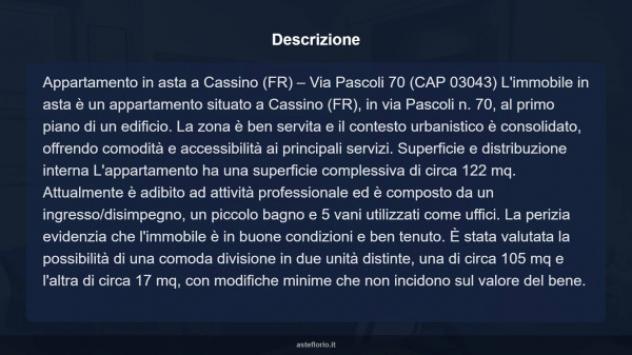 Immobile in asta di 122 m² in vendita a Cassino - Foto 7