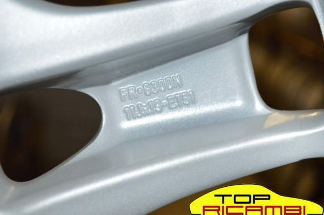 TOP RICAMBI Cerchio Porsche 99736216200 11x19 et51 - Foto 5
