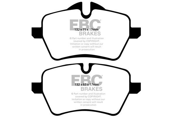 Dischi pastiglie freni sportivi Mini R 56 One Cooper S Brembo Ebc baffati - Foto 8