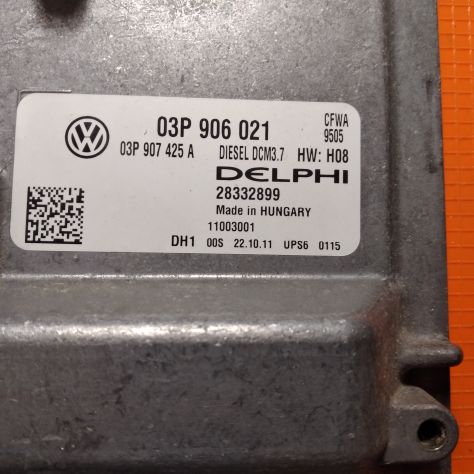 ECU VW VOLKSWAGEN POLO 03P906021 03P907425A DCM3.7 HW08 - Foto 6