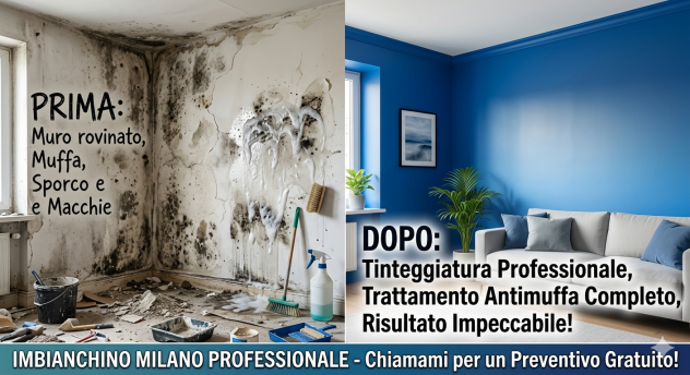 Imbianchino Professionista Milano - Pulizia, Rapidità e Prezzi Onesti - Foto 3