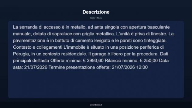 Immobile in asta di 15 m² in vendita a Perugia - Foto 6