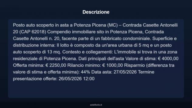 Immobile in asta di 13 m² in vendita a Potenza Picena - Foto 6