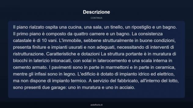 Immobile in asta di 335 m² con più di 5 locali e box auto doppio in vendita a Fermignano - Foto 10