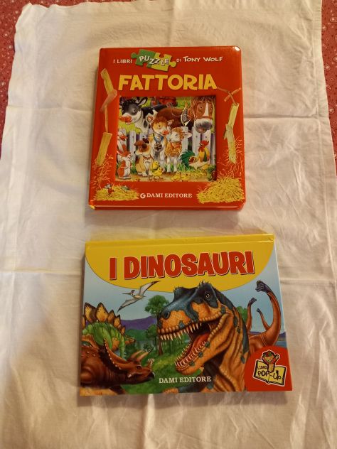 2 LIBRI, LA FATTORIA E I DINOSAURI, DAMI EDITORE