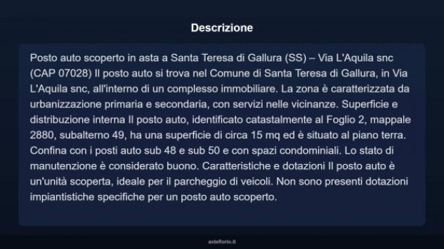 Immobile in asta di 15 m² in vendita a Santa Teresa Gallura - Foto 4
