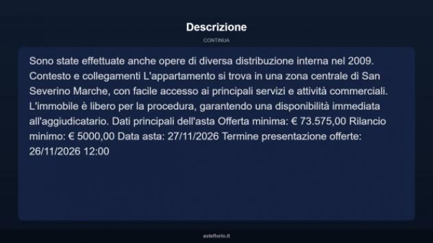 Immobile in asta di 183 m² con più di 5 locali e box auto in vendita a Sanza - Foto 15
