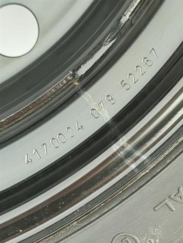 RUOTINO DI SCORTA FORD Kuga Serie (CBS) T155/70 R17 TXMA (1315) - Foto 5
