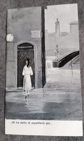 Lotto di 10 cartoline umoristiche "Alluvione di Firenze 1966". - Foto 4