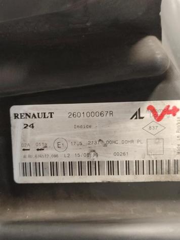 FARO ANTERIORE DESTRO DACIA Duster 1° Serie 260100067R K9K (1017) - Foto 3