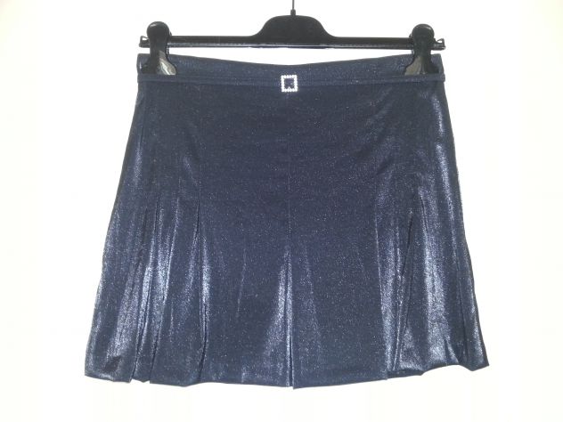 UNA MINIGONNA NUOVA,VINTAGE,VERO MADE IN ITALY,ELEGANTE,NERA,TG.S,LEGGERMENTE EL - Foto 2