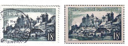 A133 - RARA VARITA' DI FRANCOBOLLI FRANCESI