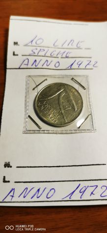 10 LIRE SPIGHE ANNO 1972