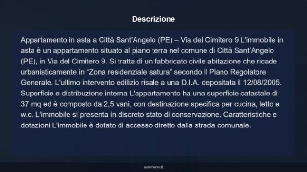 Immobile in asta di 37 m² in vendita a Città Sant'Angelo - Foto 5