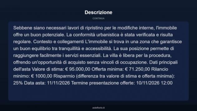 Immobile in asta di 133 m², box auto in vendita a Ficarolo - Foto 17