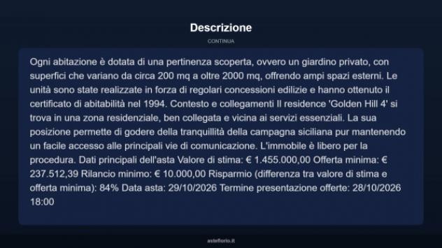 Immobile in asta di 1077 m² con più di 5 locali in vendita a Trabia - Foto 12