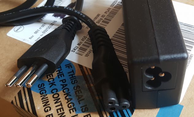 ALIMENTATORE AC-ADAPTER PER NOTEBOOK DELL 65W ORIGINALE - Foto 4