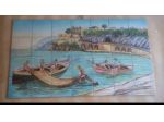 Quadro vietrese dipinto a mano 140  80 in maiolica