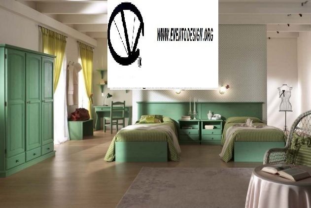 camera da letto per agriturismo, albergo, casa di montagna
