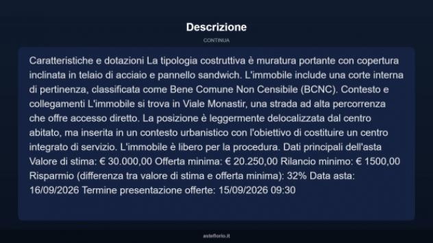 Immobile in asta di 33 m² in vendita a Cagliari - Foto 10