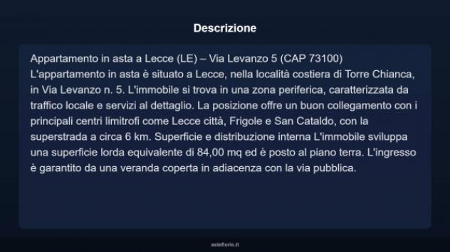 Immobile in asta di 84 m², box auto in vendita a Lecce - Foto 4