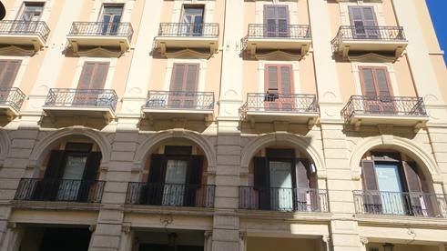 appartamento con terrazzo sul corso vittorio emanuele