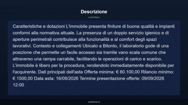 Immobile in asta di 300 m² in vendita a Bitonto - Foto 10