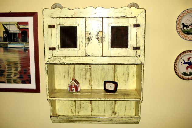 Piattaia antica 800 provenzale in legno massello, tutta originale