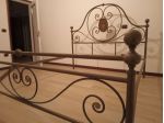 LETTO MATRIMONIALE MODERNARIATO STILE LIBERTY colore bronzo
