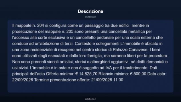 Immobile in asta di 123 m² con più di 5 locali in vendita a Palazzo Canavese - Foto 11