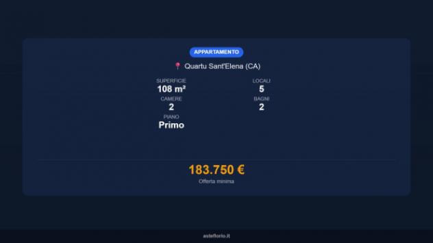 Immobile in asta di 108 m², box auto in vendita a Quartu Sant'Elena - Foto 16