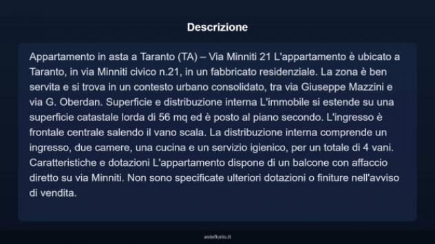 Immobile in asta di 56 m² in vendita a Taranto - Foto 16