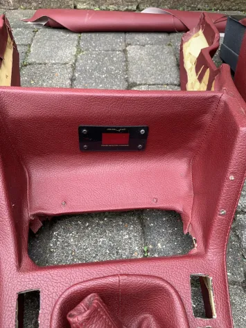 BMW E30 M3 Interni in pelle rossa / riscaldati / rosso cremisi / rosso cardinale - Foto 3
